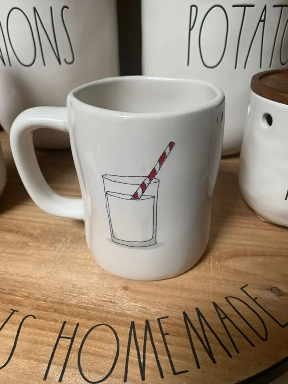 Rae Dunn Milk for Santa Mug HTF